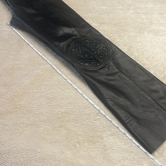 BCBG MAX AZRIA Bon Chic Bon Genre Leather Pants - Picture 12 of 14